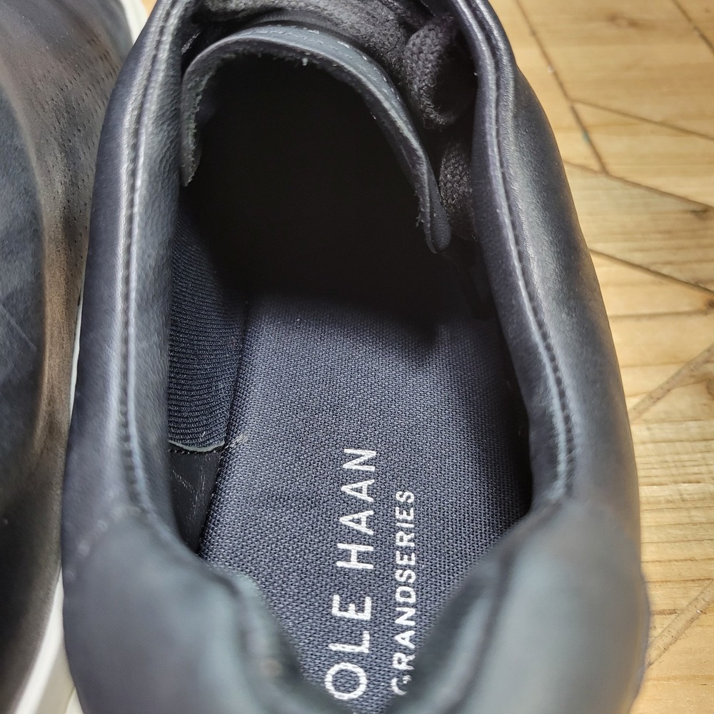 Cole Haan Grand Pro Rally Men's 12 Laser Cut Black C31219 Sneakers Shoes - Picture 11 of 14